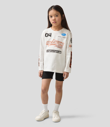 Reiss Juniors Logo Long Sleeve T-Shirt - White