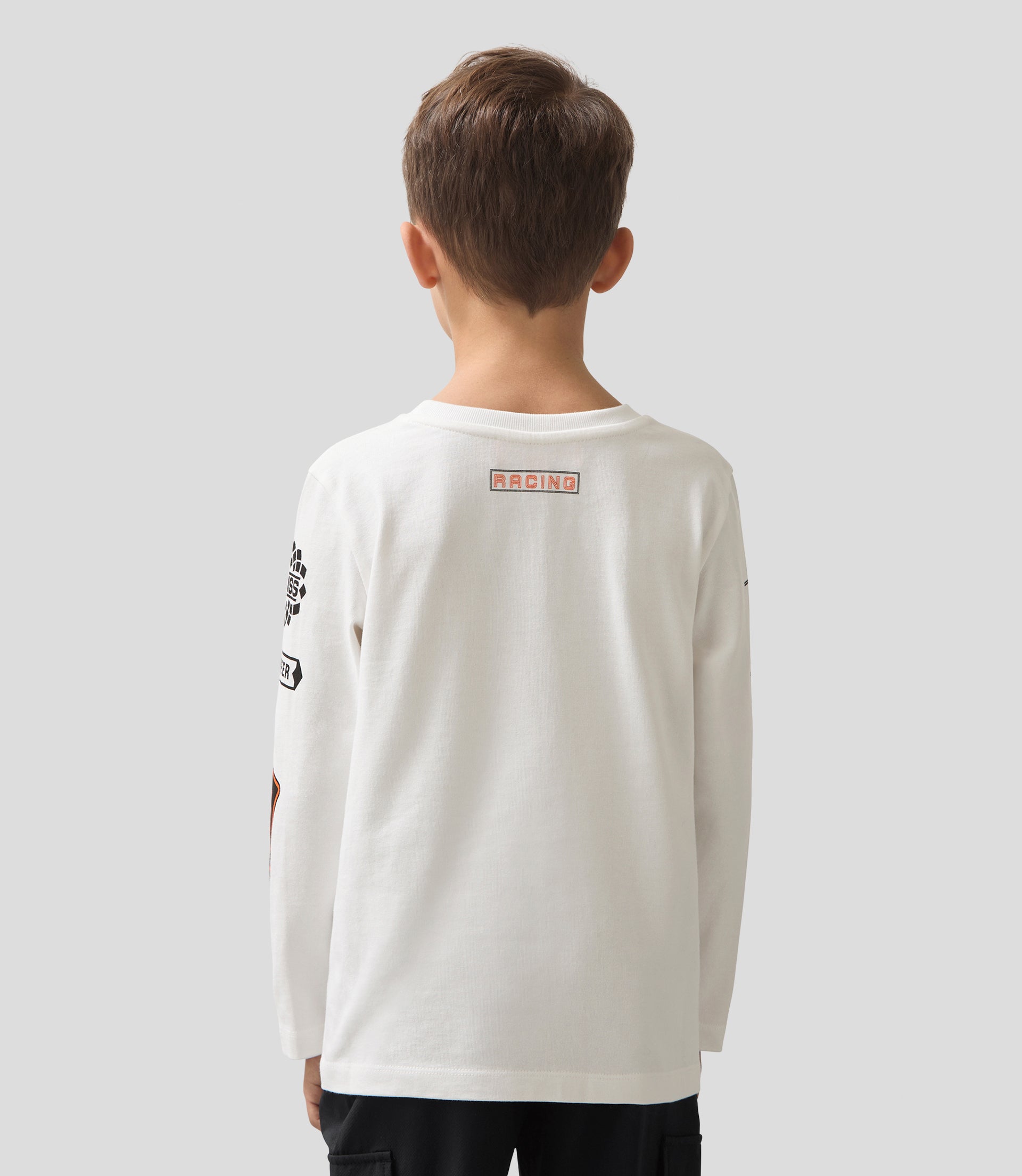 Reiss Juniors Logo Long Sleeve T-Shirt - White