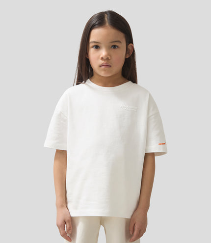 Reiss Juniors Oversized Logo Short Sleeve T-Shirt - White