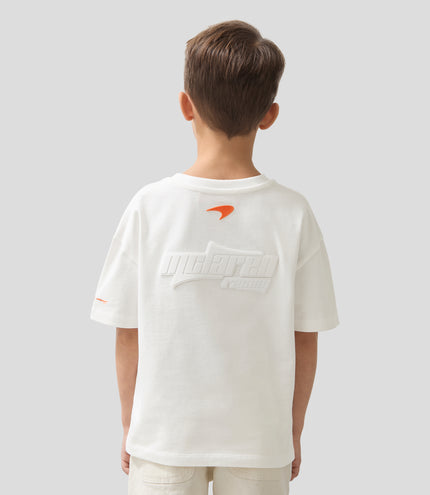 Reiss Juniors Oversized Logo Short Sleeve T-Shirt - White