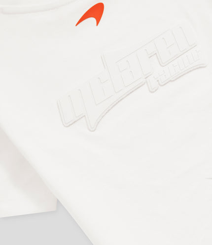 Reiss Juniors Oversized Logo Short Sleeve T-Shirt - White