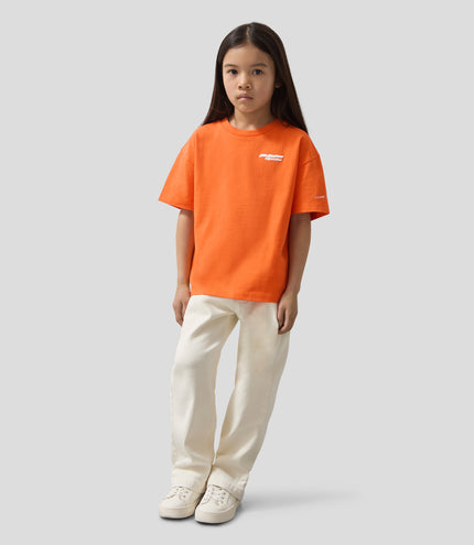 Reiss Juniors Oversized Logo Short Sleeve T-Shirt - Papaya