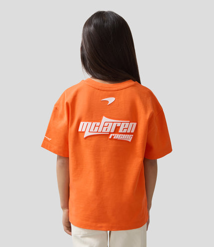 Reiss Juniors Oversized Logo Short Sleeve T-Shirt - Papaya