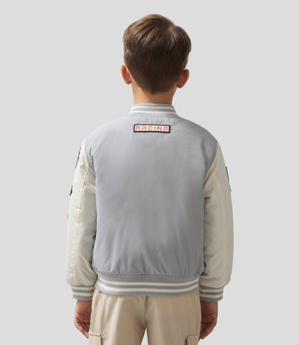 Reiss Juniors Zoom Bomber Jacket - Blue Tones