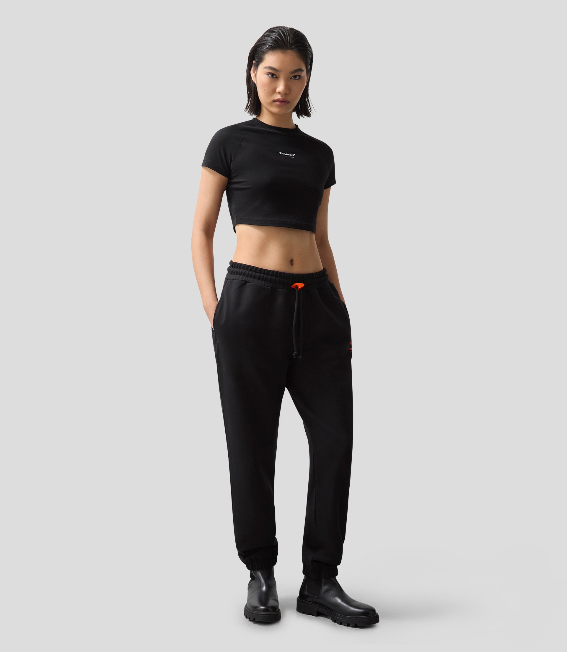 Reiss Unisex Drawstring Joggers - Black