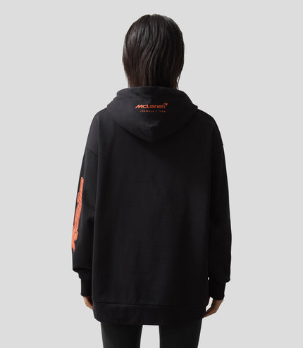 Reiss Unisex Oversize Toggle Hoodie - Black