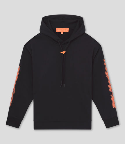 Reiss Unisex Oversize Toggle Hoodie - Black