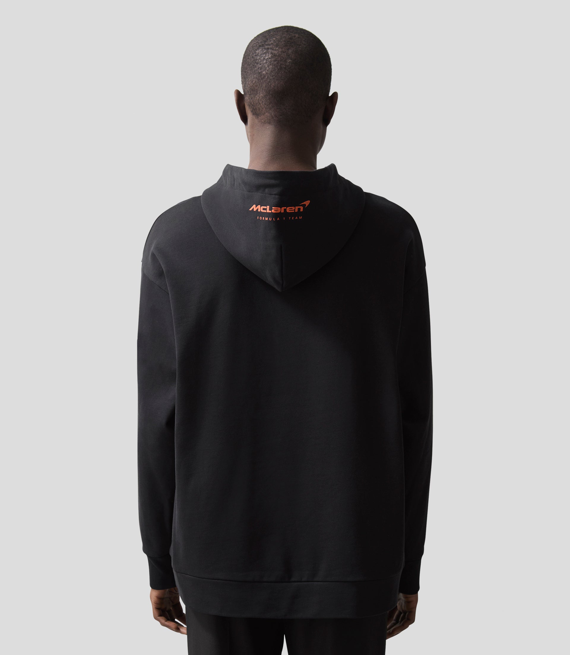 Reiss Unisex Oversize Toggle Hoodie - Black