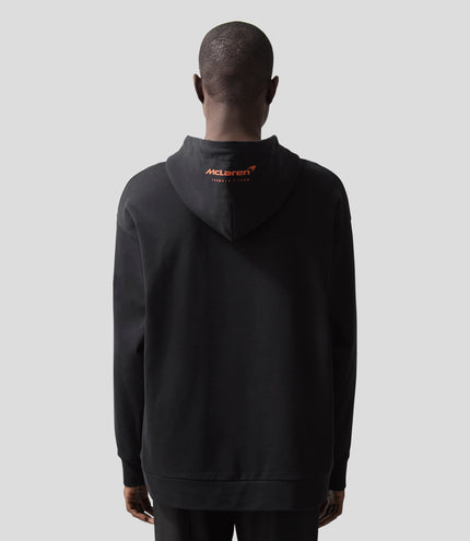 Reiss Unisex Oversize Toggle Hoodie - Black
