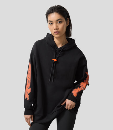 Reiss Unisex Oversize Toggle Hoodie - Black