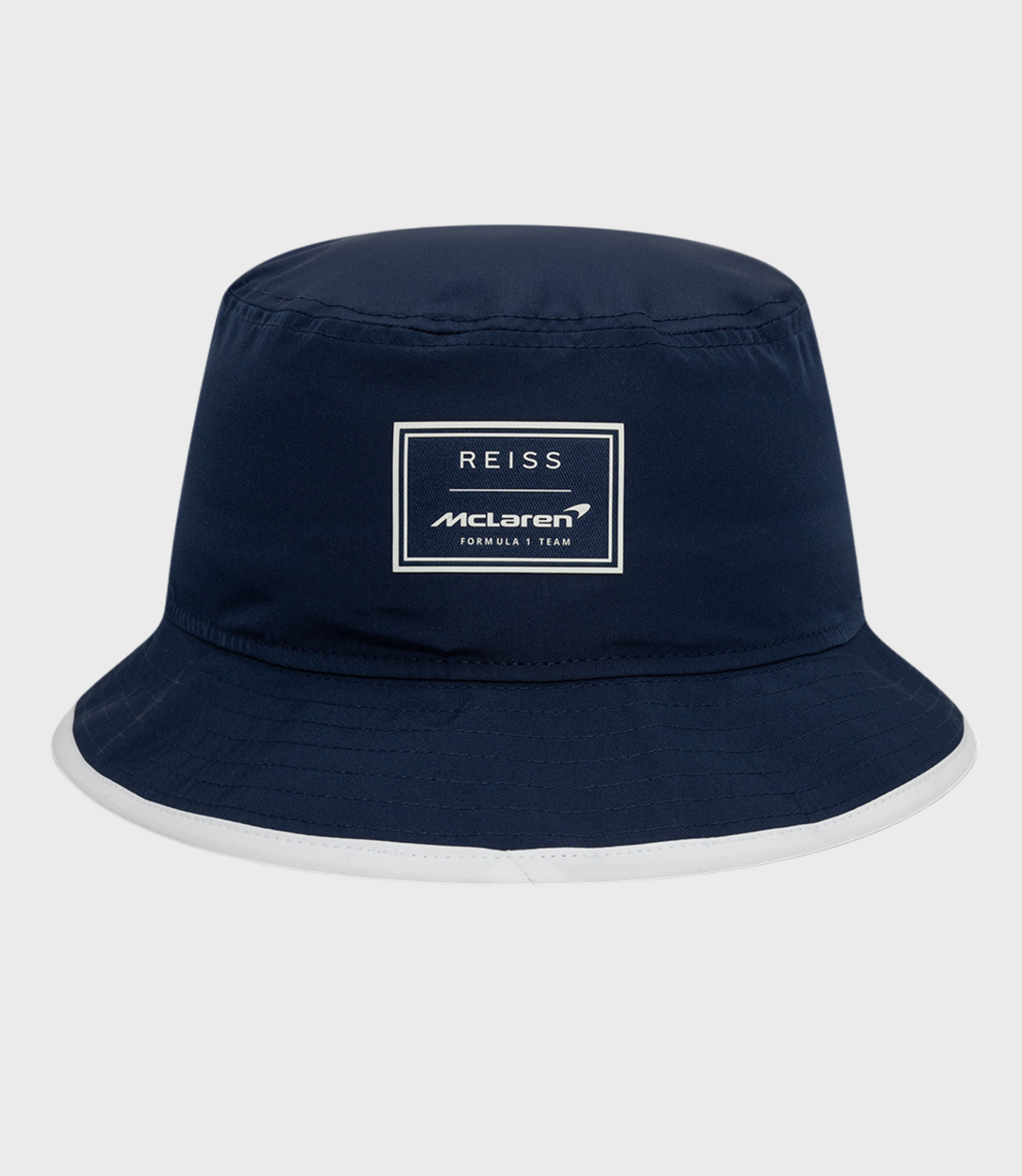 New Era x Reiss McLaren Leisure Tapered Bucket Hat
