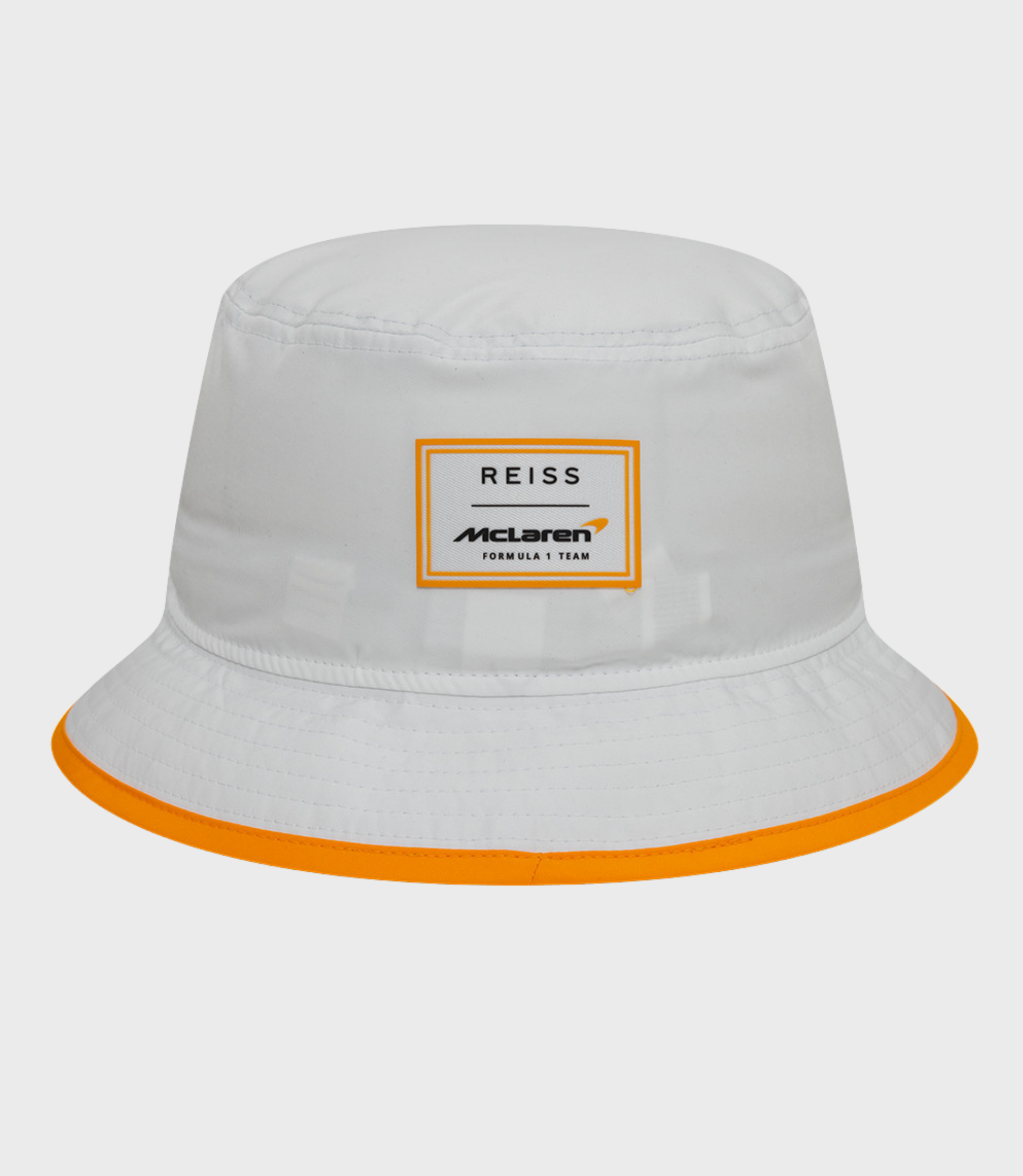 New Era x Reiss McLaren Leisure Tapered Bucket Hat