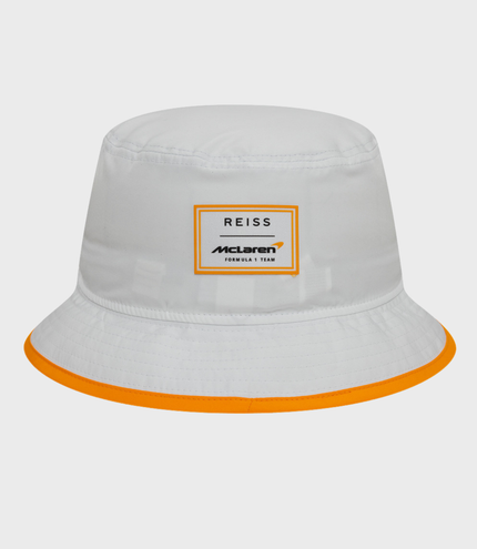 New Era x Reiss McLaren Leisure Tapered Bucket Hat