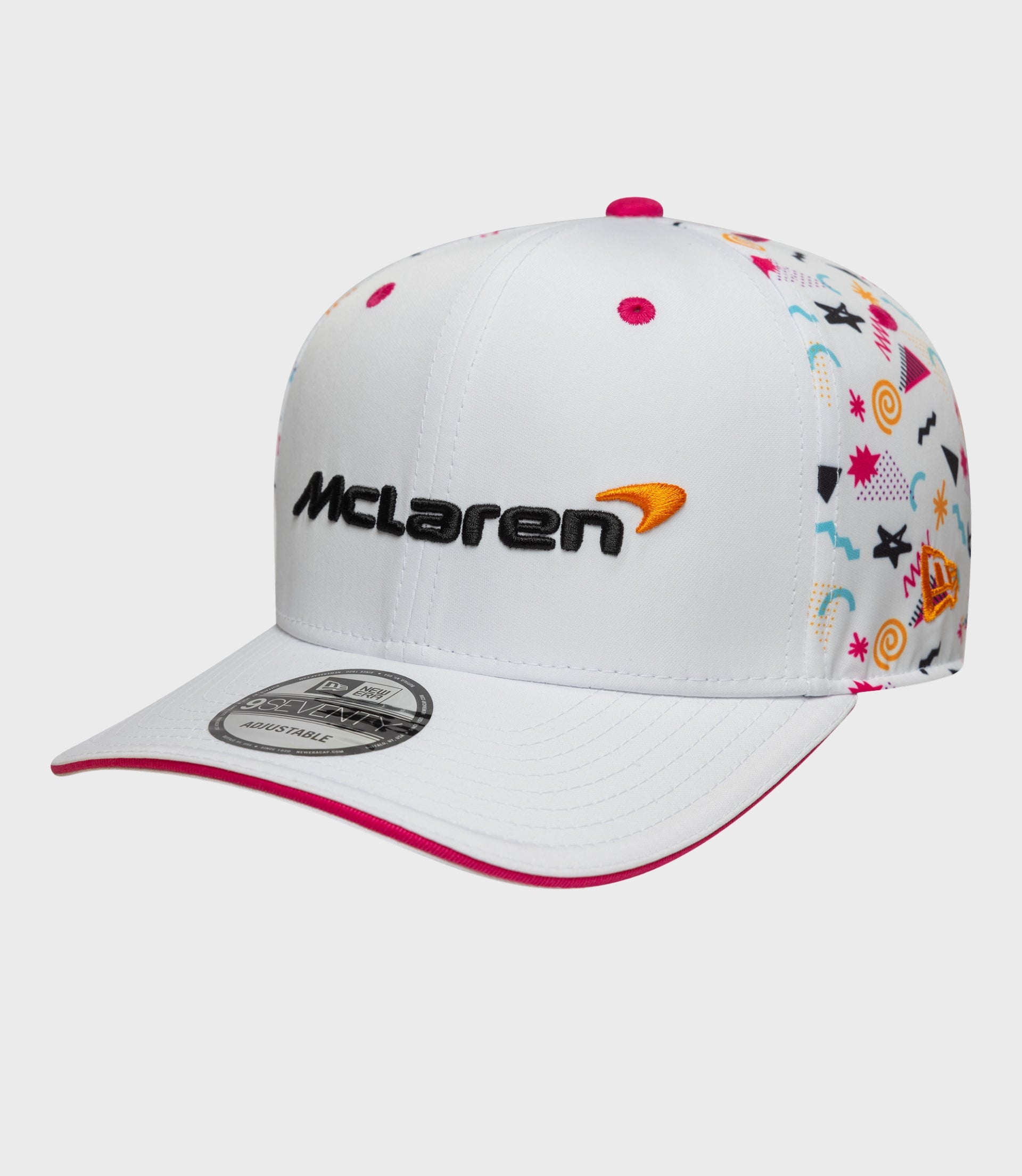 New Era x McLaren Miami 9Seventy Stretch Snap Cap - White