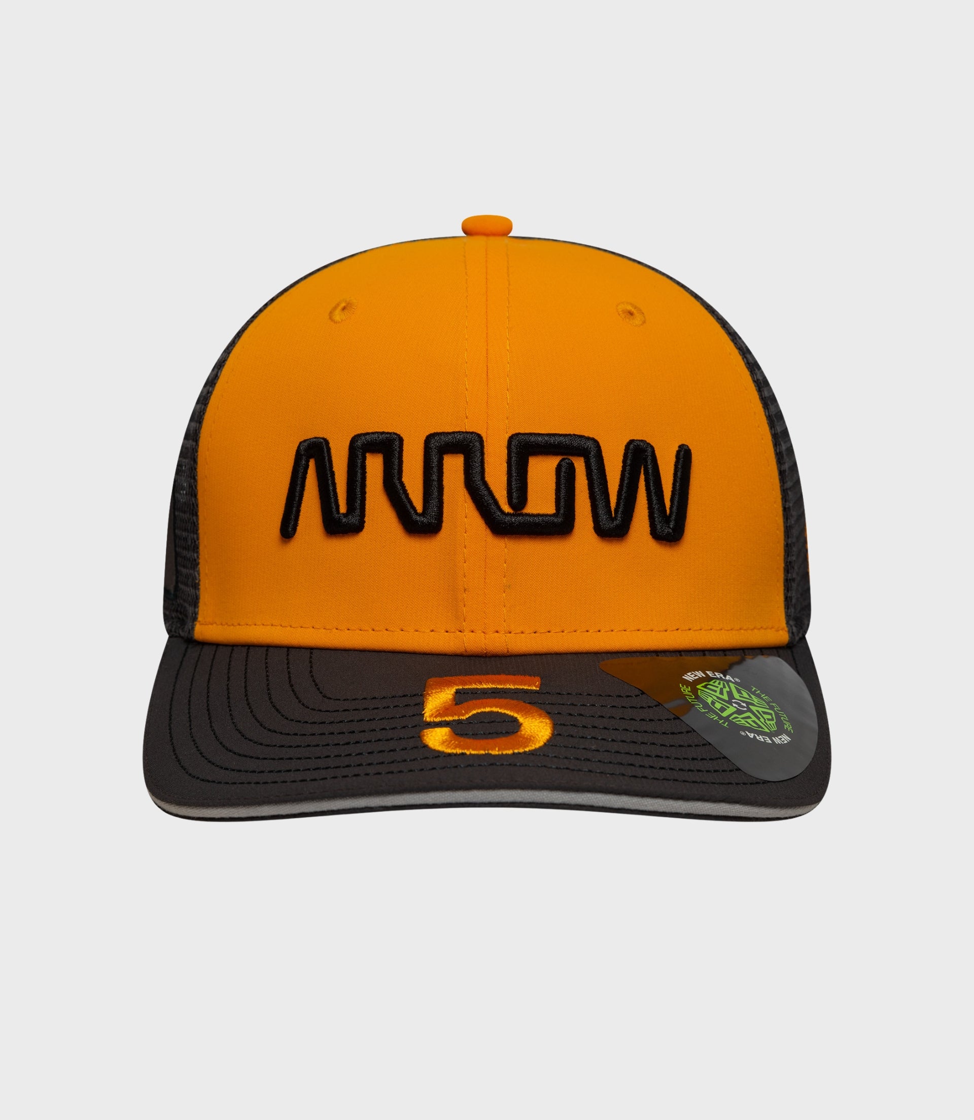 New Era x Arrow McLaren Pato O'Ward IndyCar Teamwear 9Seventy Stretch Snap Cap - Papaya
