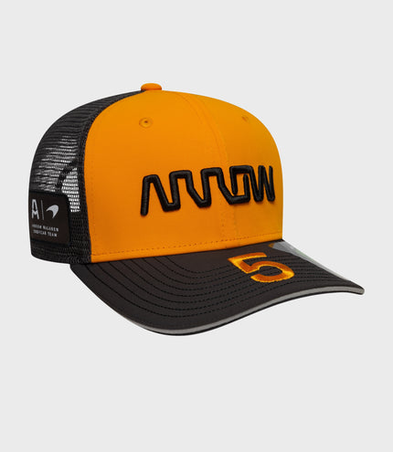 New Era x Arrow McLaren Pato O'Ward IndyCar Teamwear 9Seventy Stretch Snap Cap - Papaya