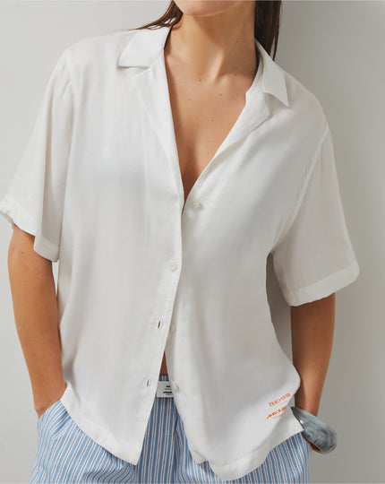Reiss Womens Monaco Short Sleeve Cuban Shirt