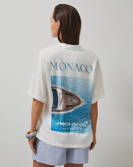 Reiss Womens Monaco Short Sleeve Cuban Shirt