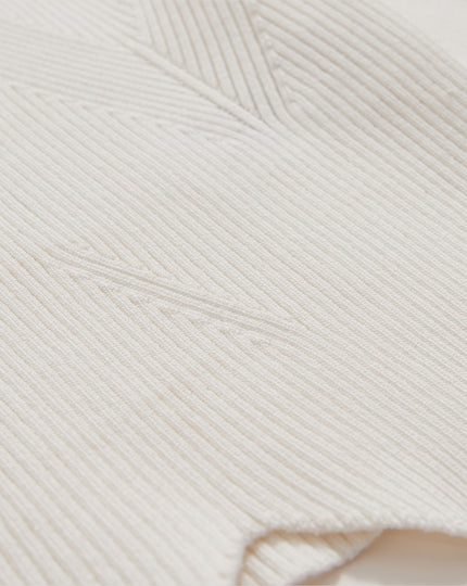 Reiss Womens Sandy Long Sleeve Knitted Speedmark Turtle Neck - White