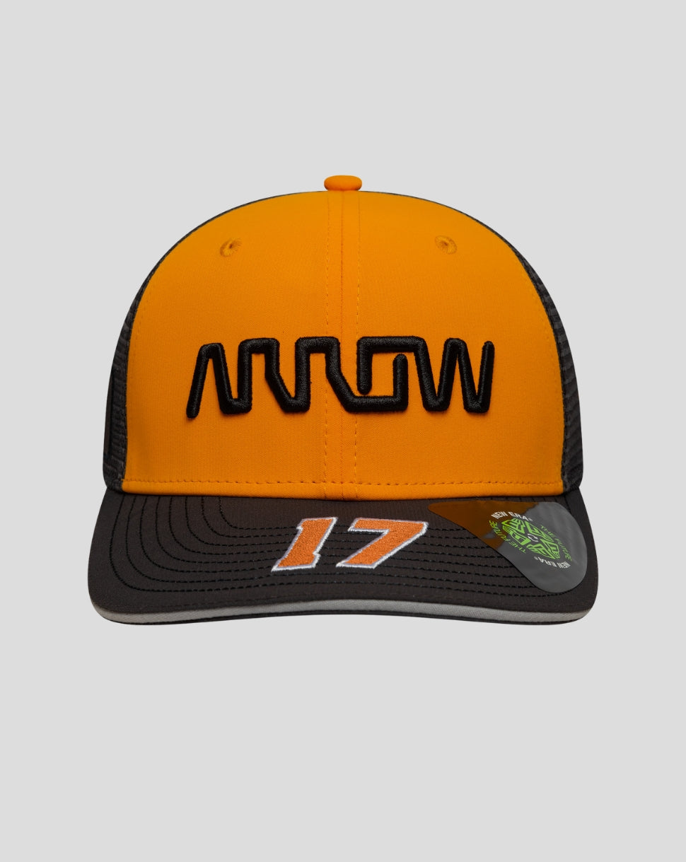 New Era x Arrow McLaren Kyle Larson IndyCar Teamwear 9Seventy Stretch Snap Cap - Papaya