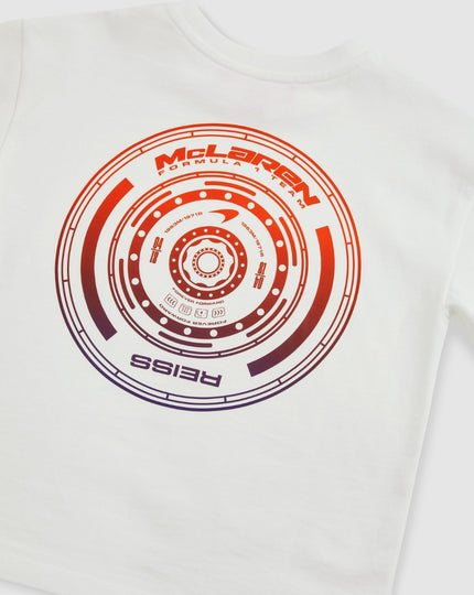 Reiss Juniors Tyre Oversized T-Shirt Unisex Fit - White