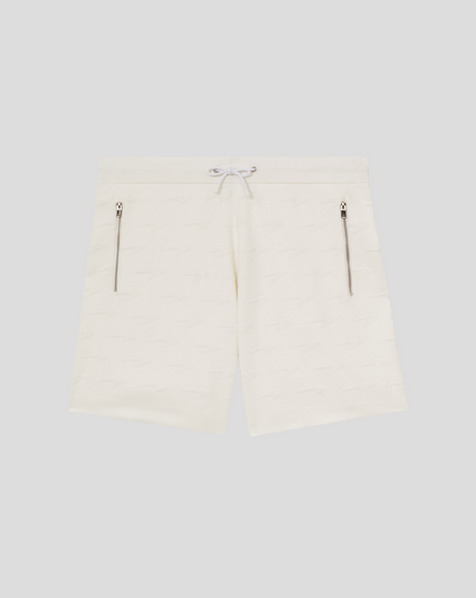 Reiss Mens Speedmark Knitted Shorts - White