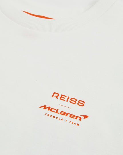 Reiss Juniors Tyre Oversized T-Shirt Unisex Fit - White