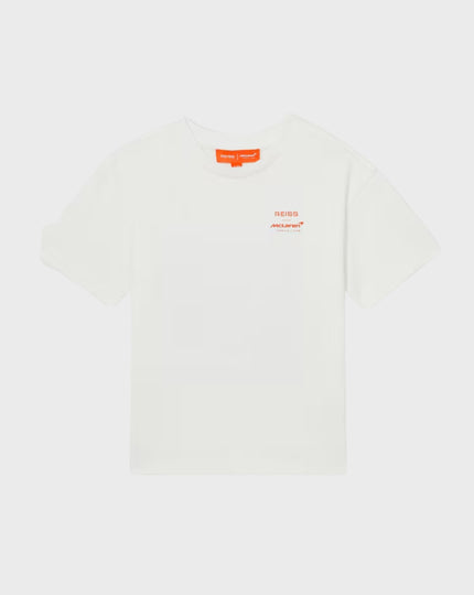 Reiss Junior Short Sleeve Ombre Tyre T-Shirt - White