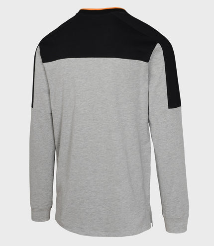 Outerstuff Mens On Fire Ls Cotton T-Shirt - Black