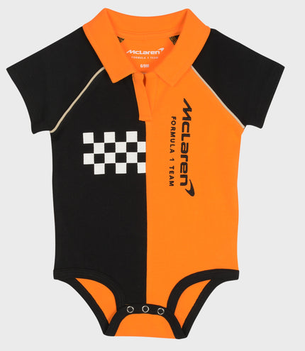 Outerstuff Infant Racing Champ Fashion Fan Creeper Set - Black