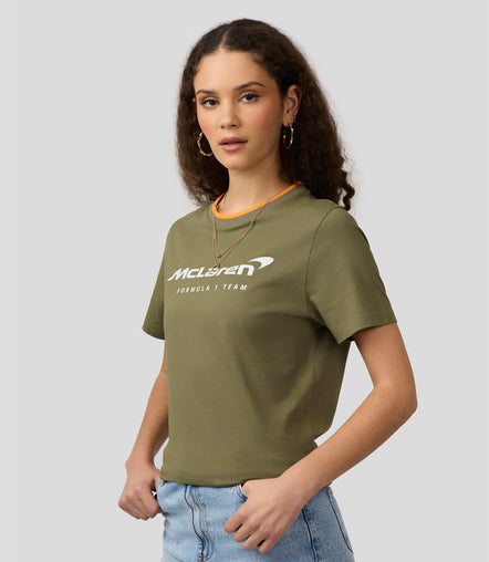 Womens Core Essentials T-Shirt - Deep Lichen Green