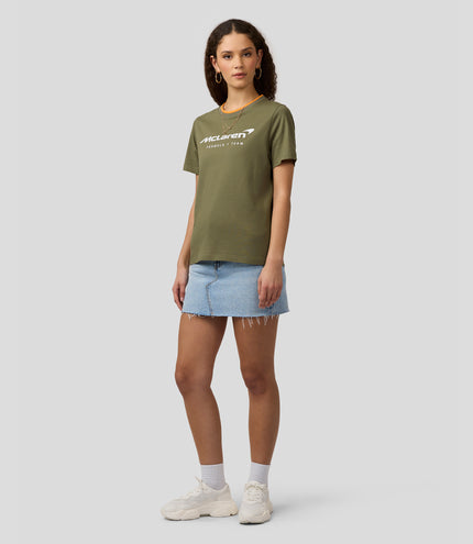Womens Core Essentials T-Shirt - Deep Lichen Green