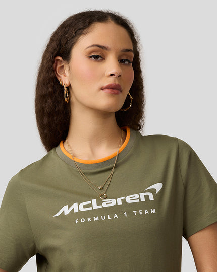 Womens Core Essentials T-Shirt - Deep Lichen Green