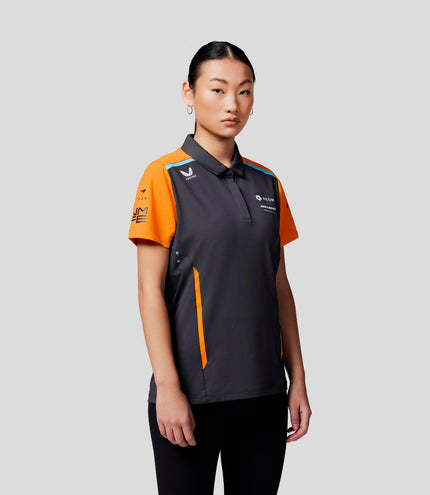 Womens Official Teamwear Polo Shirt Neom McLaren Formula E