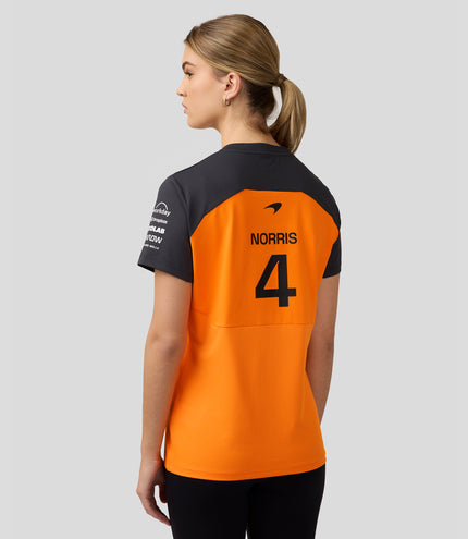 Womens McLaren F1 Team Lando Norris Set Up T-Shirt - Papaya