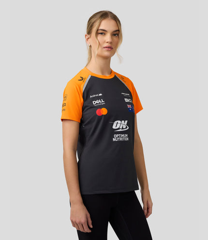 Womens McLaren F1 Team Oscar Piastri Set Up T-Shirt - Phantom