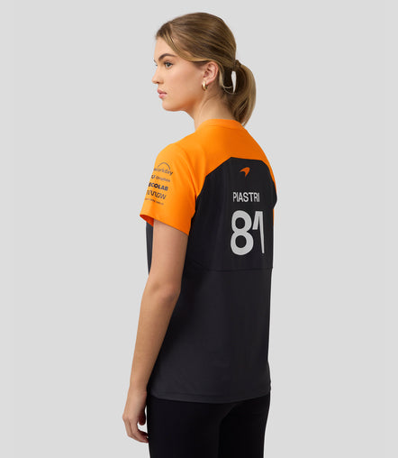 Womens McLaren F1 Team Oscar Piastri Set Up T-Shirt - Phantom