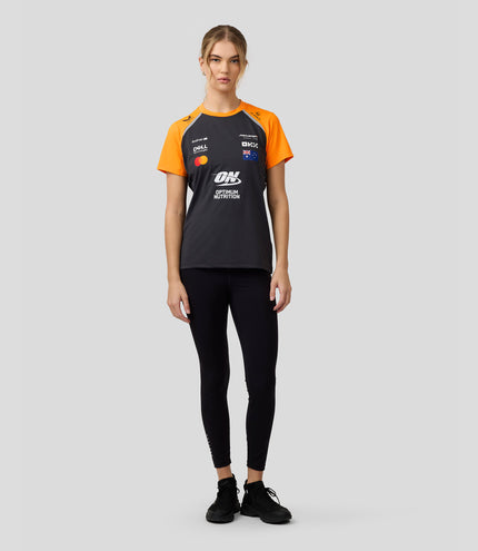 Womens McLaren F1 Team Oscar Piastri Set Up T-Shirt - Phantom