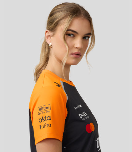 Womens McLaren F1 Team Oscar Piastri Set Up T-Shirt - Phantom