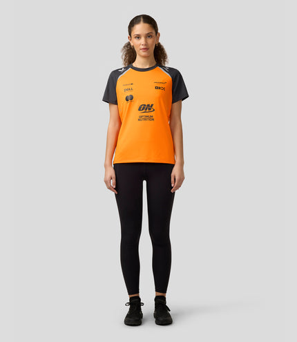 Womens McLaren F1 Team Set Up T-Shirt - Papaya