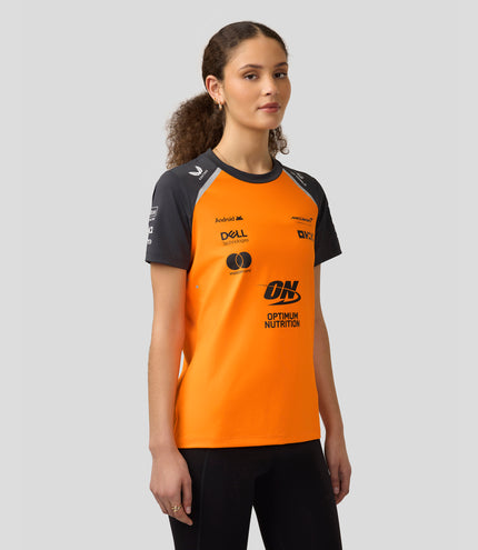 Womens McLaren F1 Team Set Up T-Shirt - Papaya