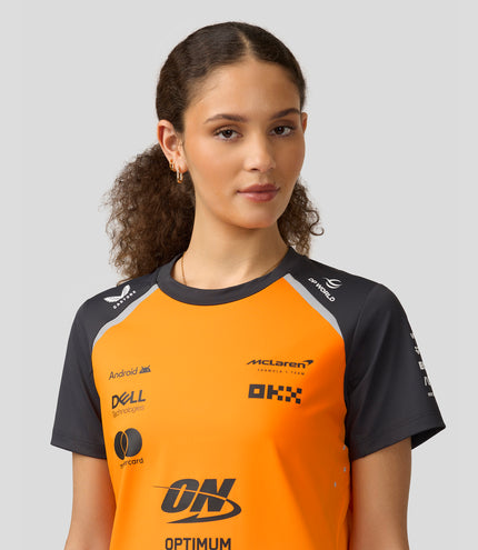 Womens McLaren F1 Team Set Up T-Shirt - Papaya
