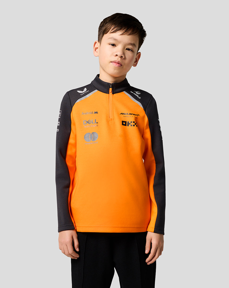 Official Junior McLaren Formula 1 Team Quarter Zip Top