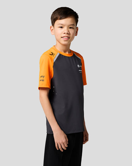 Official Junior McLaren Formula E Team Set Up T-Shirt - Phantom/Papaya