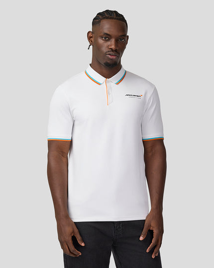 Mens Core Essentials Polo - White