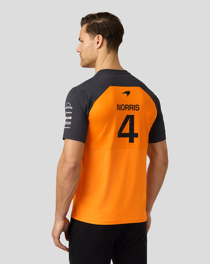 Mens McLaren F1 Team Lando Norris Set Up T-Shirt - Papaya