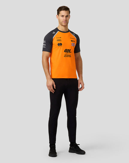 Mens McLaren F1 Team Lando Norris Set Up T-Shirt - Papaya