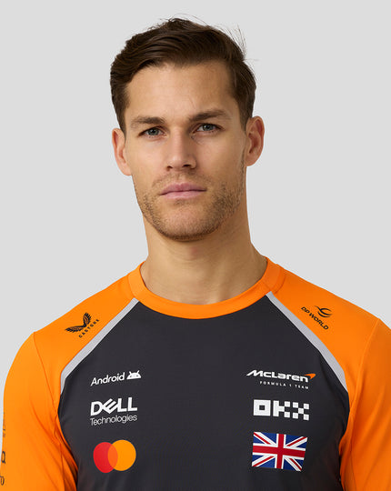 Mens McLaren F1 Team Lando Norris Set Up T-Shirt - Phantom