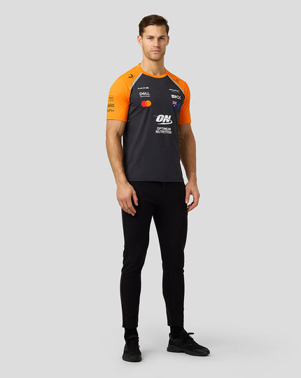 Mens McLaren F1 Team Oscar Piastri Set Up T-Shirt - Phantom