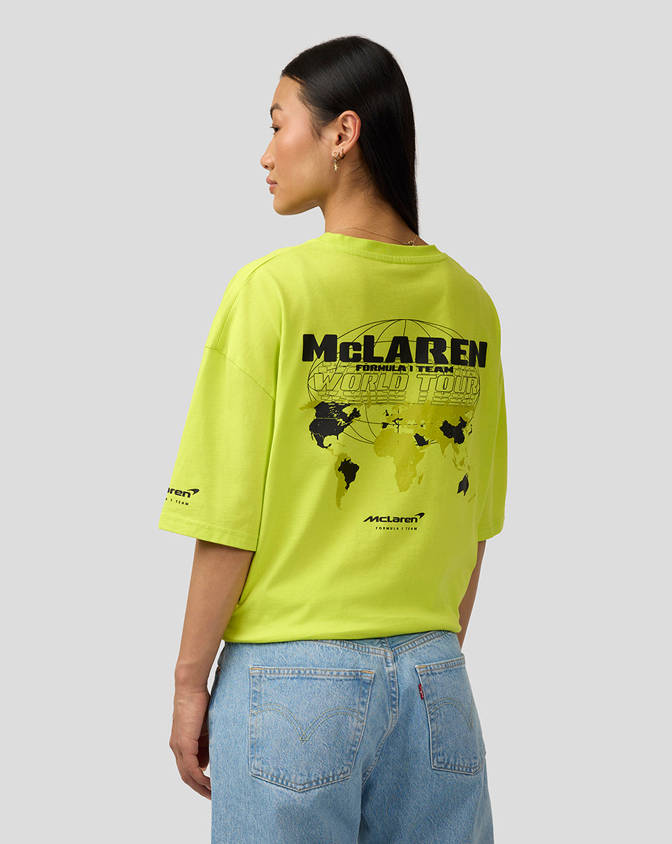 Unisex World Tour Graphic T-Shirt - Evening Primrose
